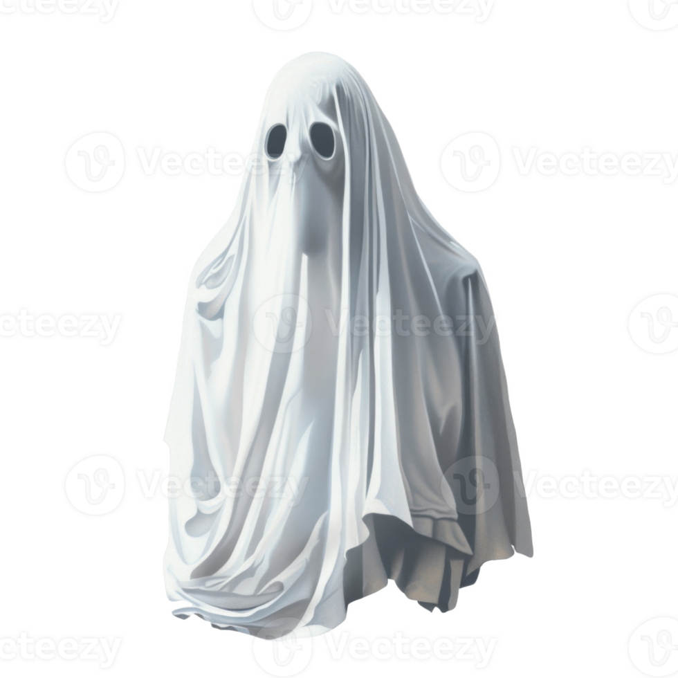 A White Ghost With Two Eyeballs png