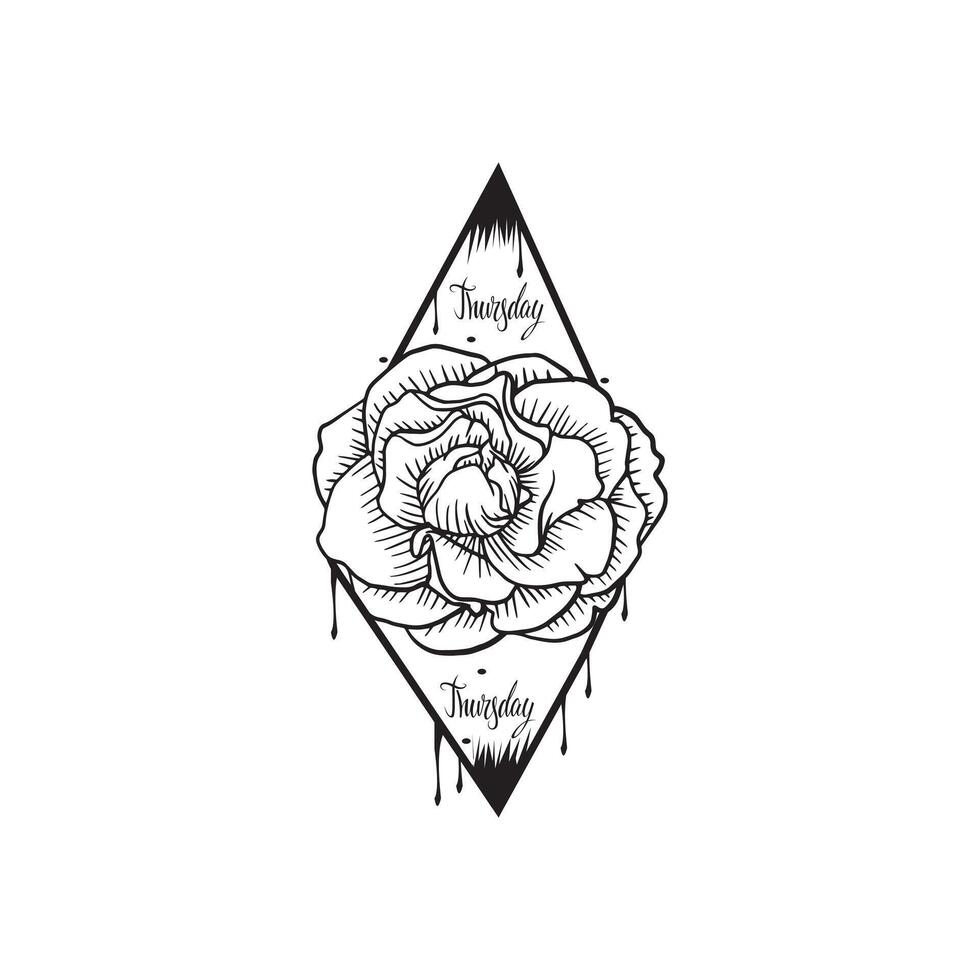 Rose Logo Design vector