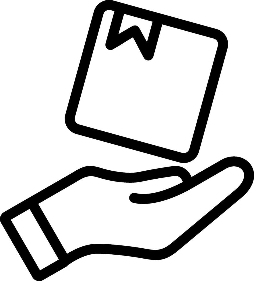 Delivery Line Icon vector