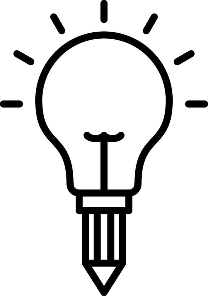Idea Line Icon vector