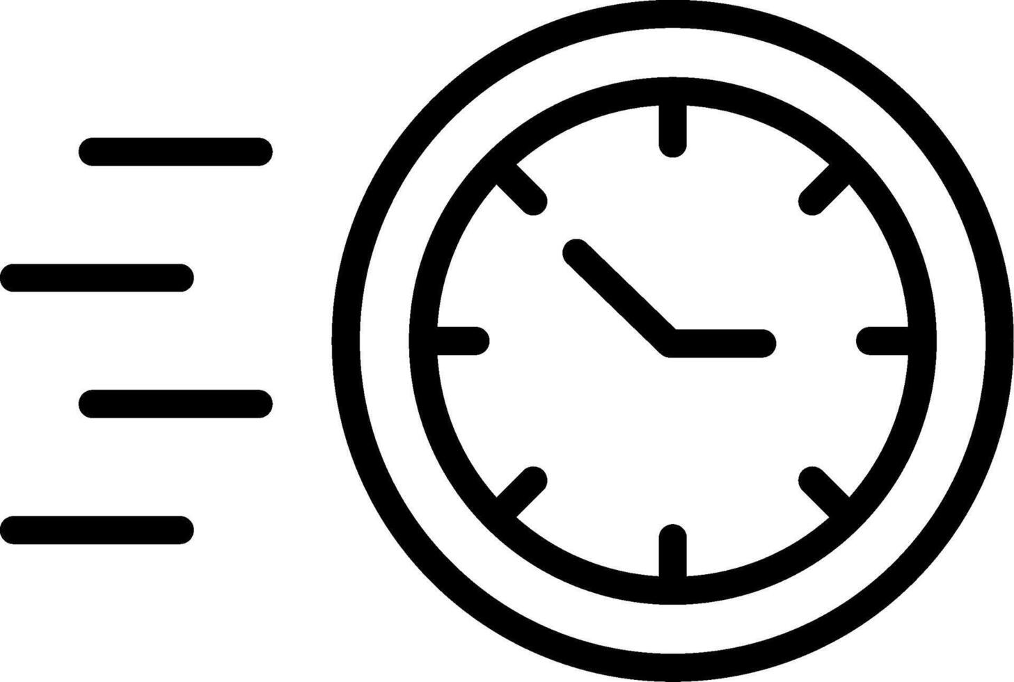 Fast Time Line Icon vector
