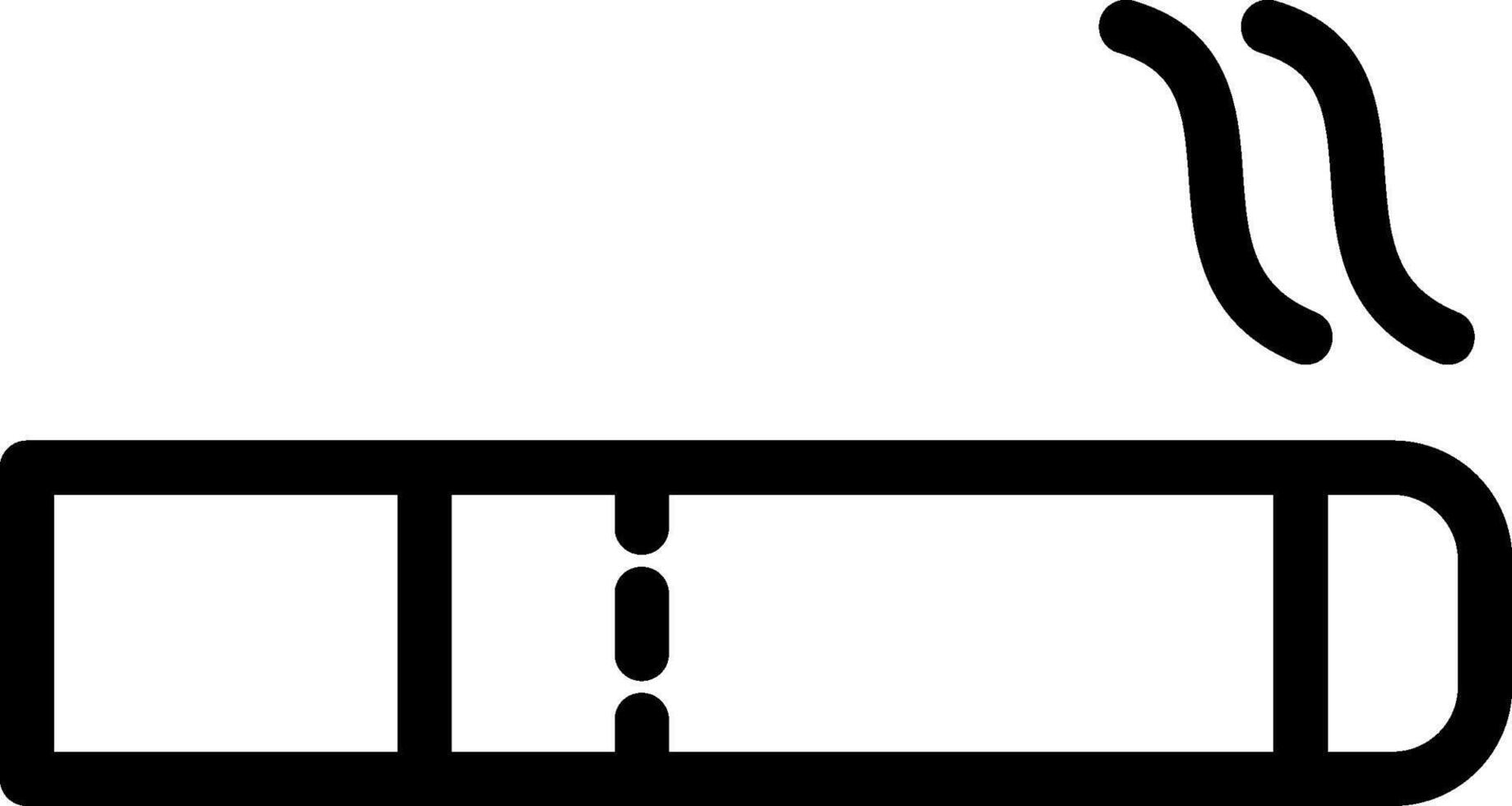 Smoking Line Icon vector