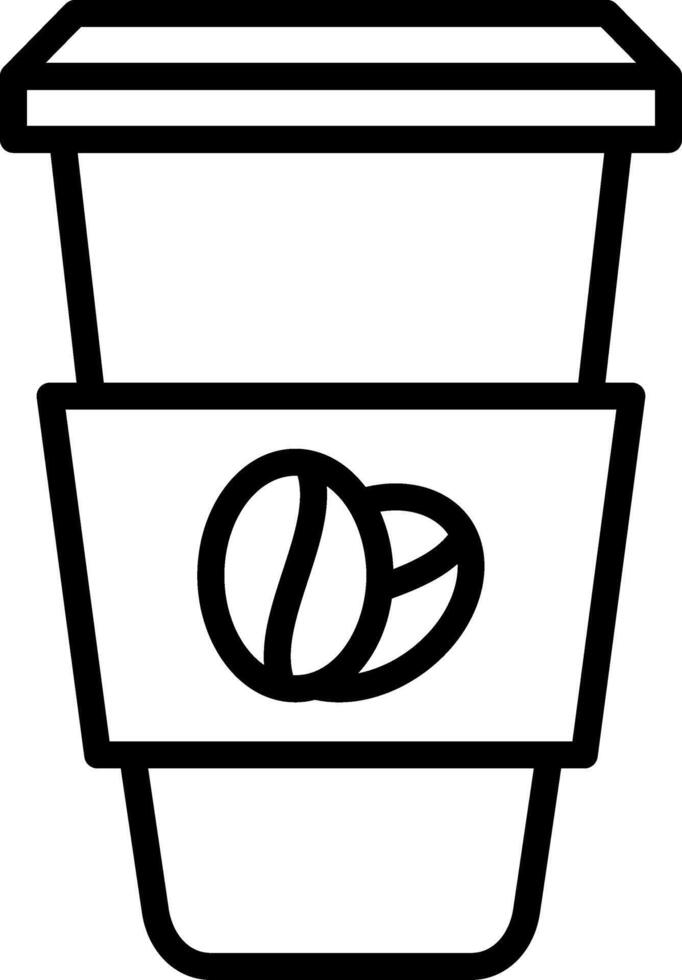 Coffee Line Icon vector