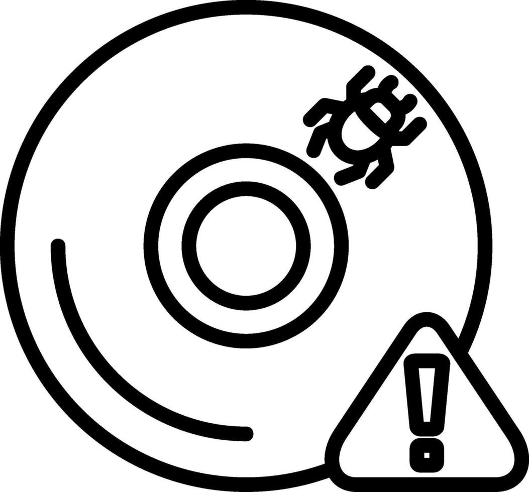 cd icon Icon vector