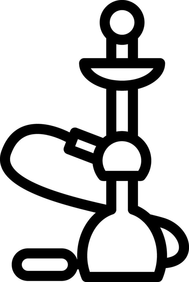 Hookah Line Icon vector