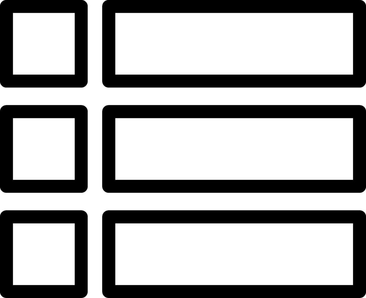 Menu Line Icon vector