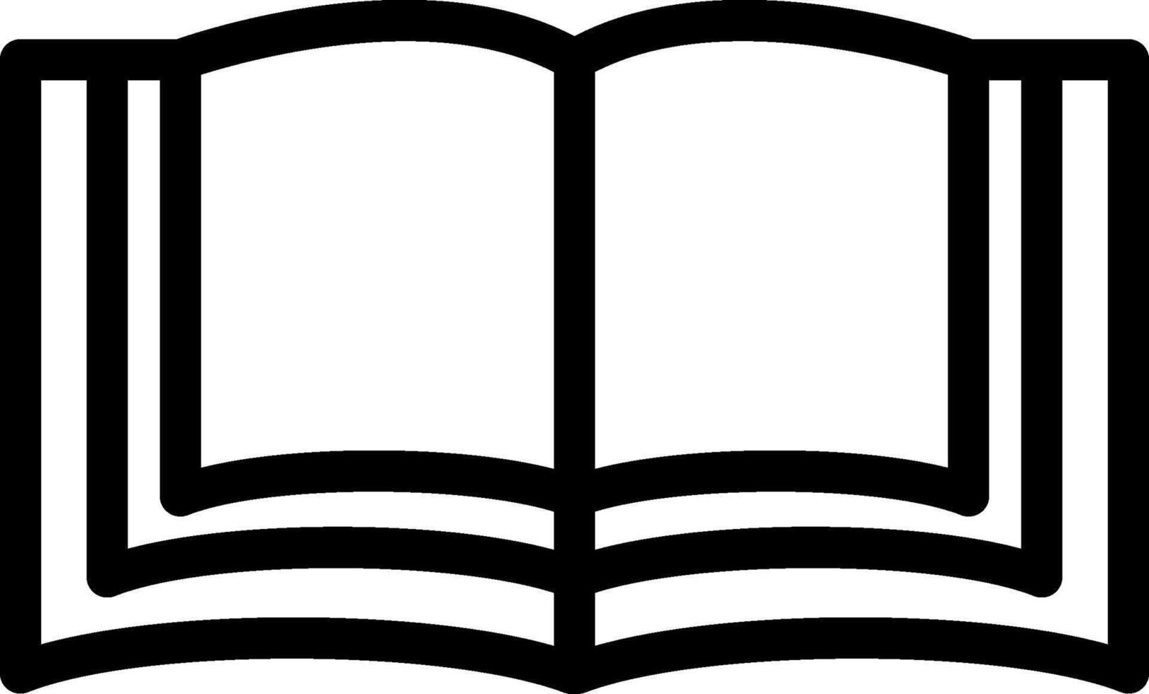 Reading Line Icon vector