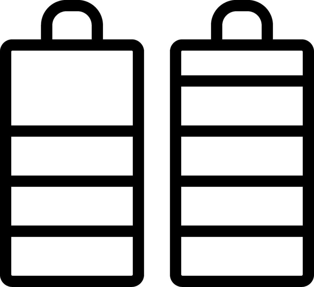 Battery Line Icon vector