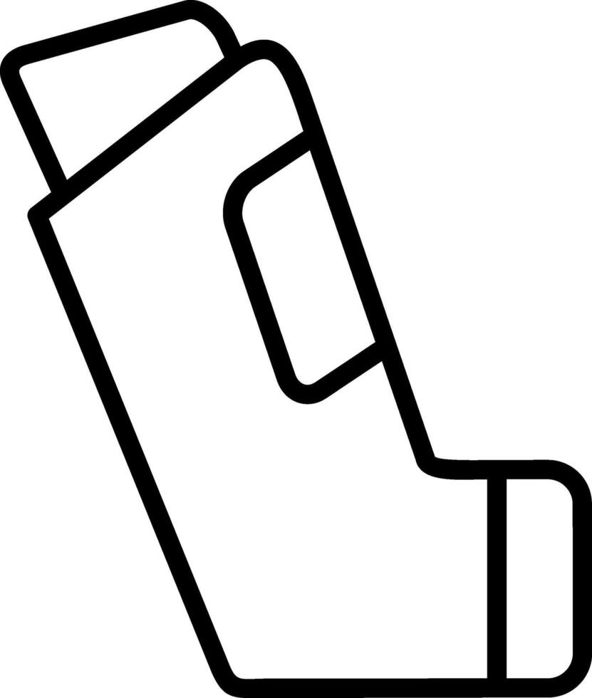 asthma Line Icon vector