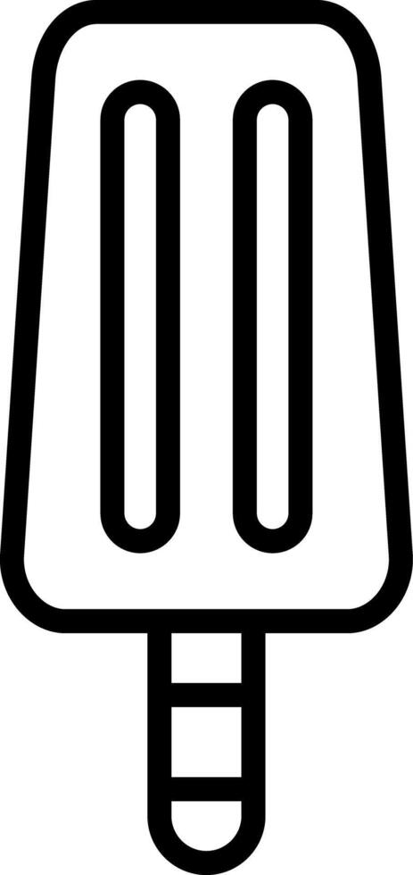 Ice Cream Line Icon vector