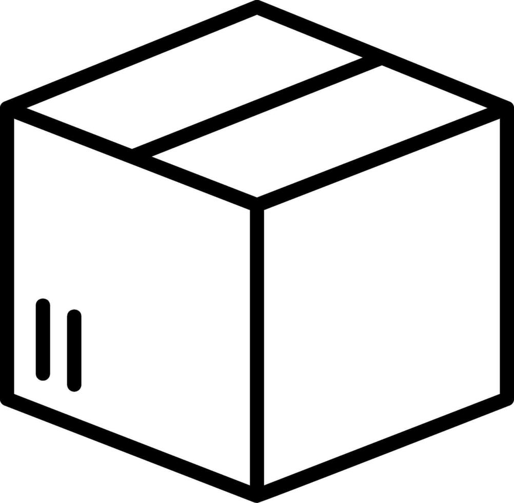 Box Line Icon vector