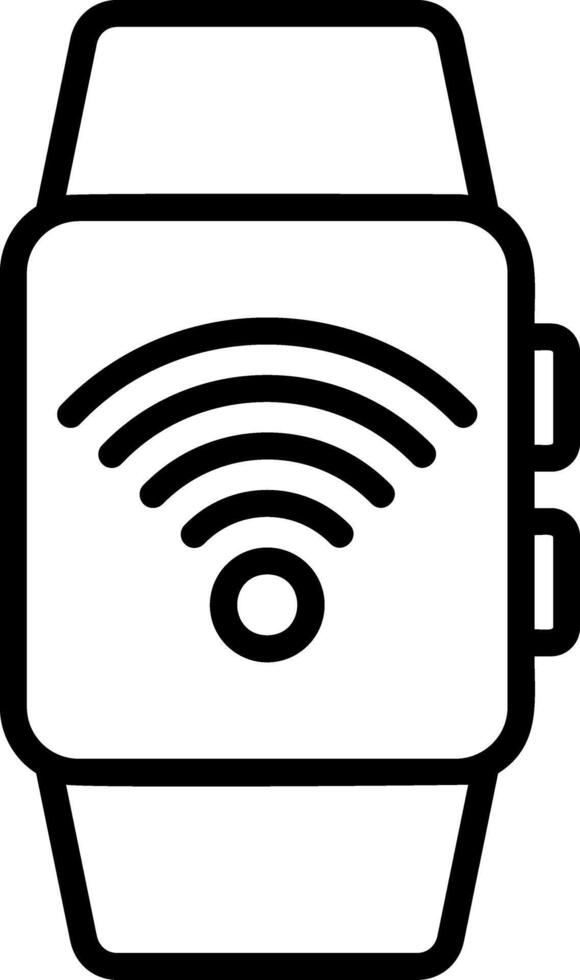 Wifi Line Icon vector