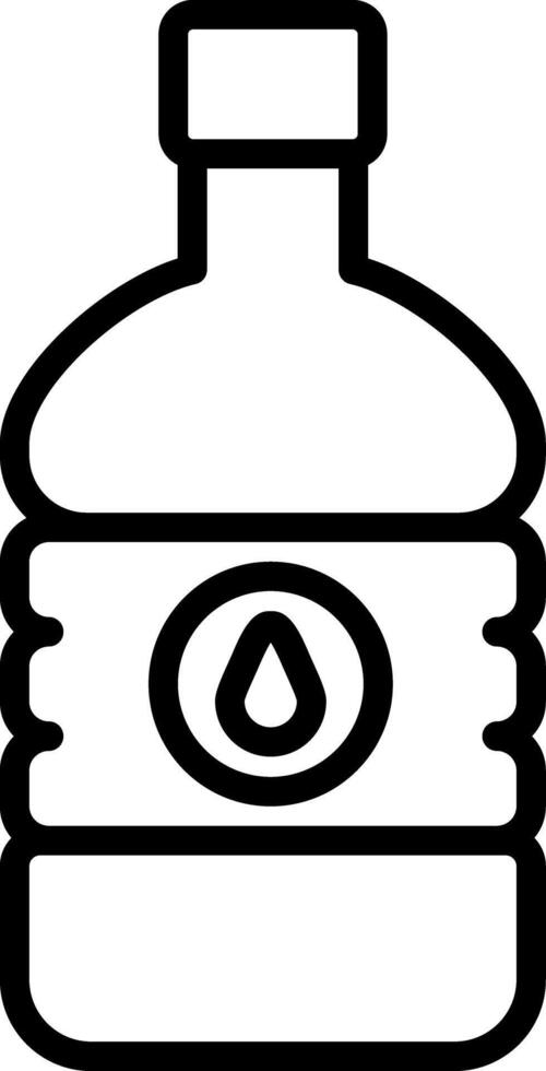 Mineral Water Line Icon vector