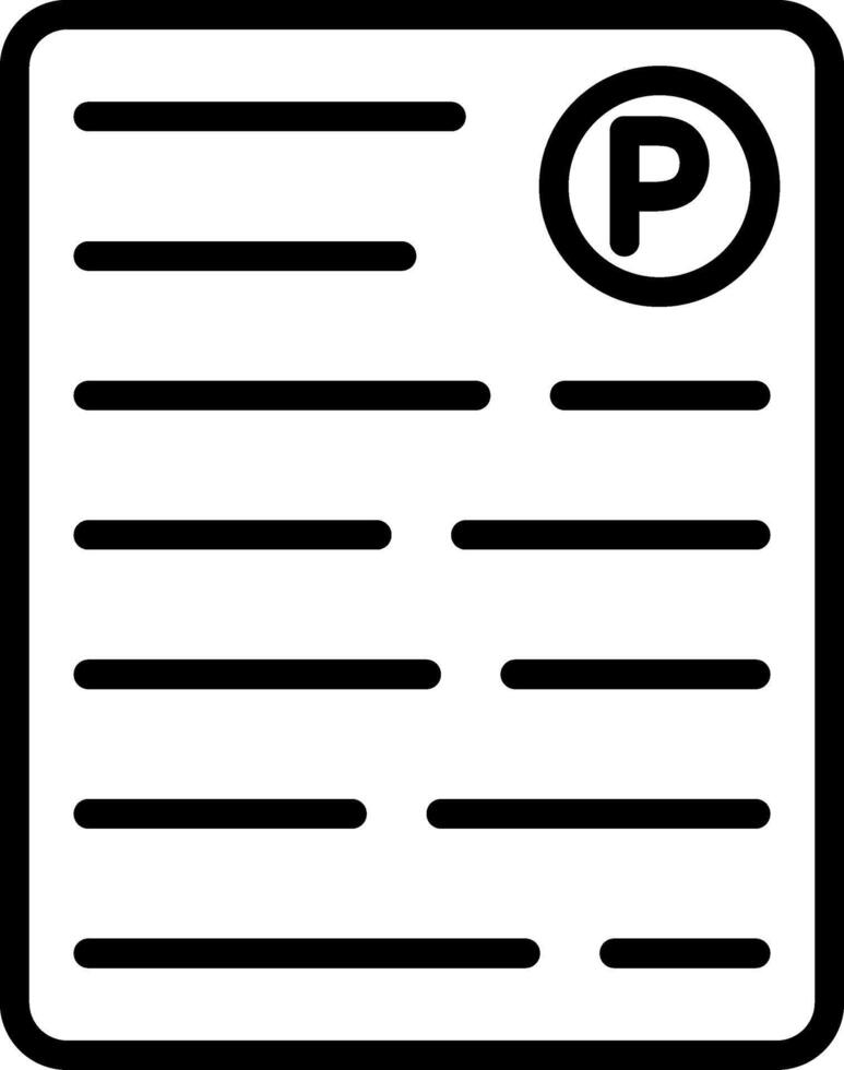 Exams Line Icon vector