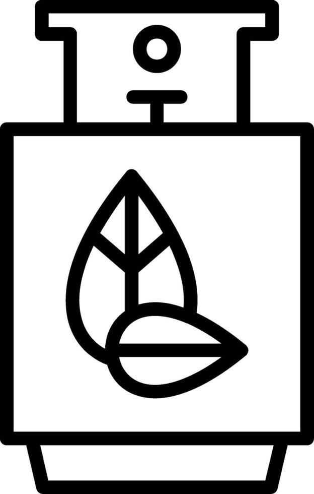 Eco Fuel Line Icon vector
