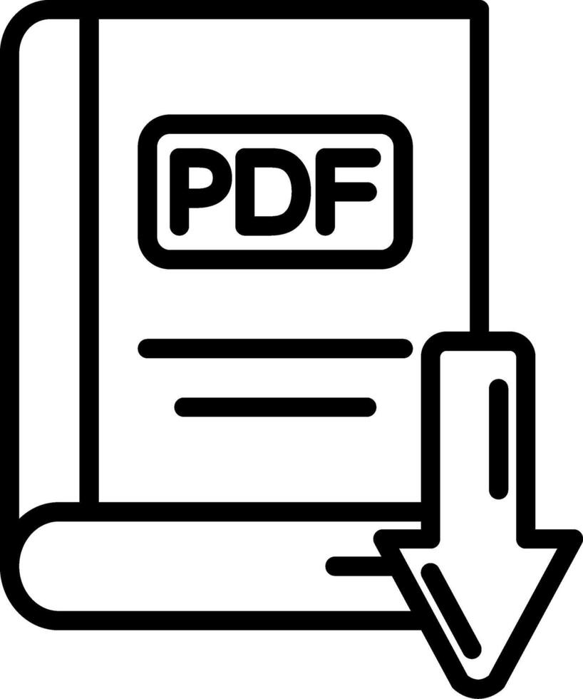 Download Line Icon vector