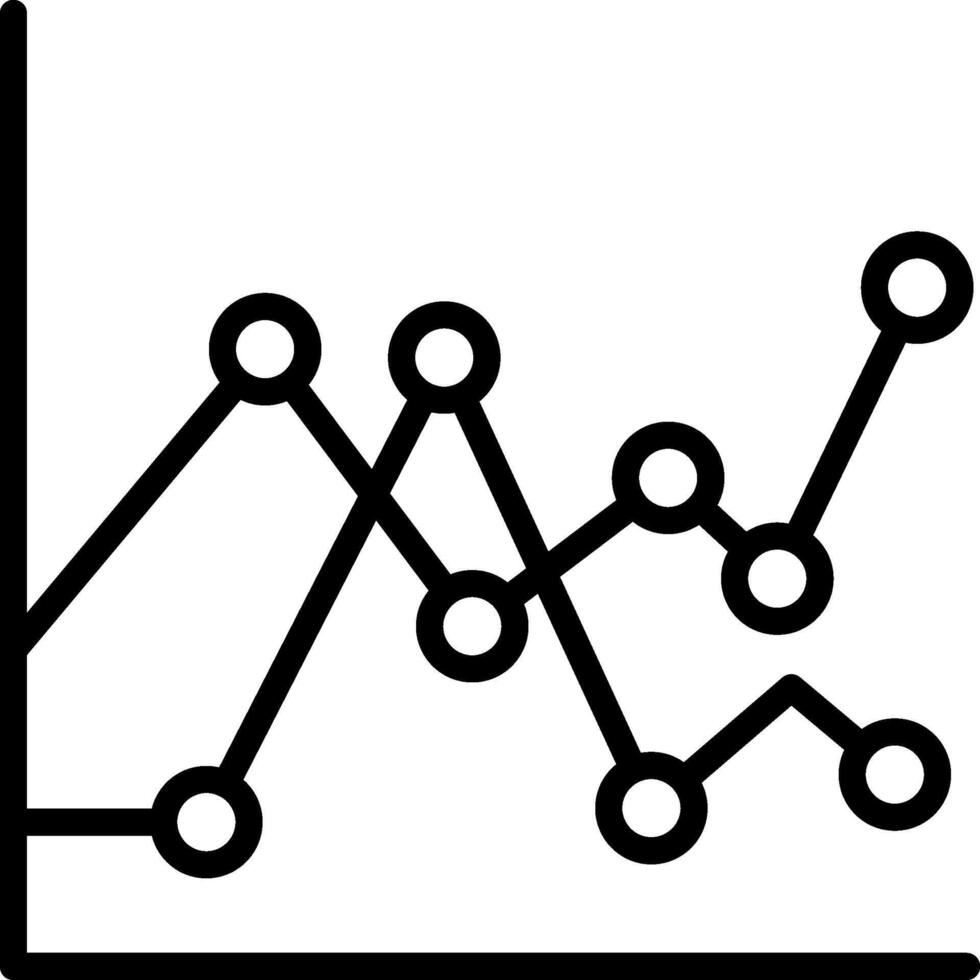 Chart Line Icon vector