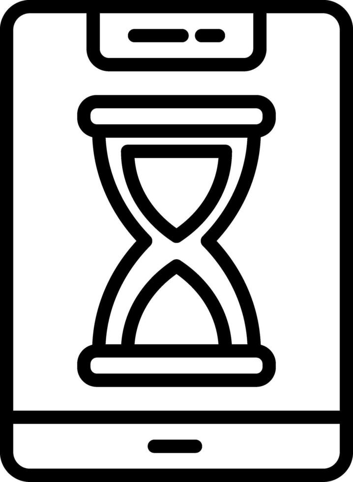 Smartphone Line Icon vector