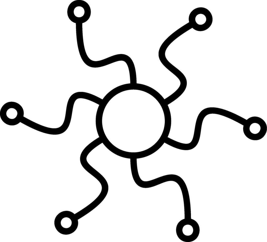 Mind Map Icon vector