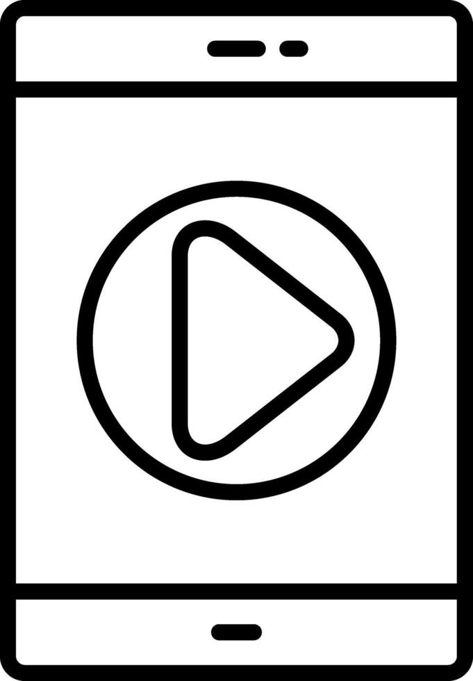 Tutorial Line Icon vector
