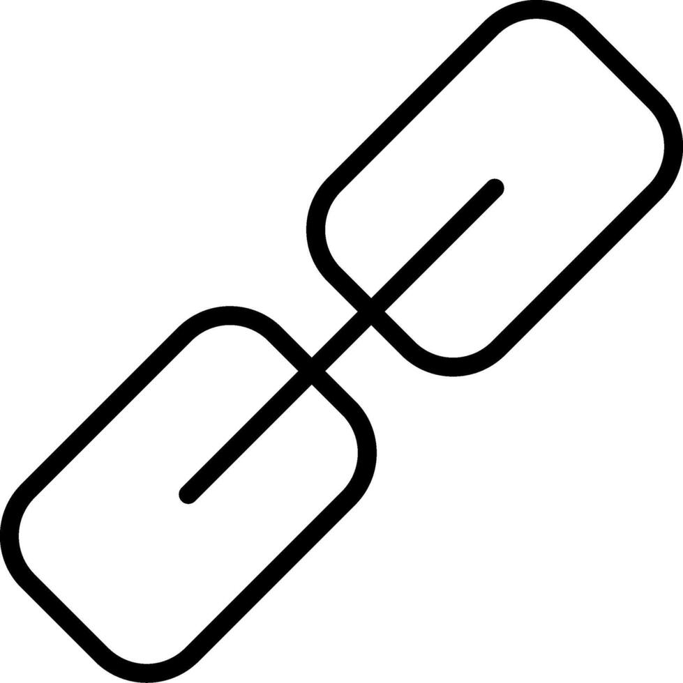 Hyperlink Line Icon vector