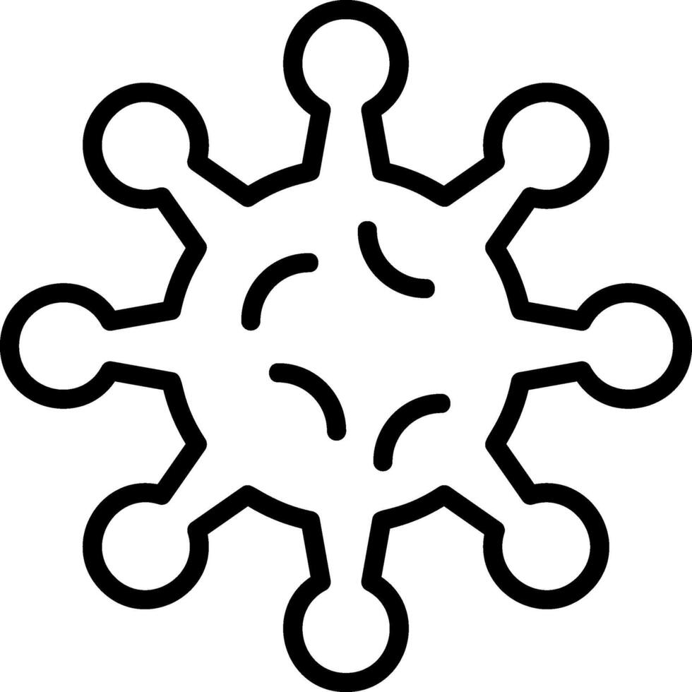 Coronavirus Line Icon vector