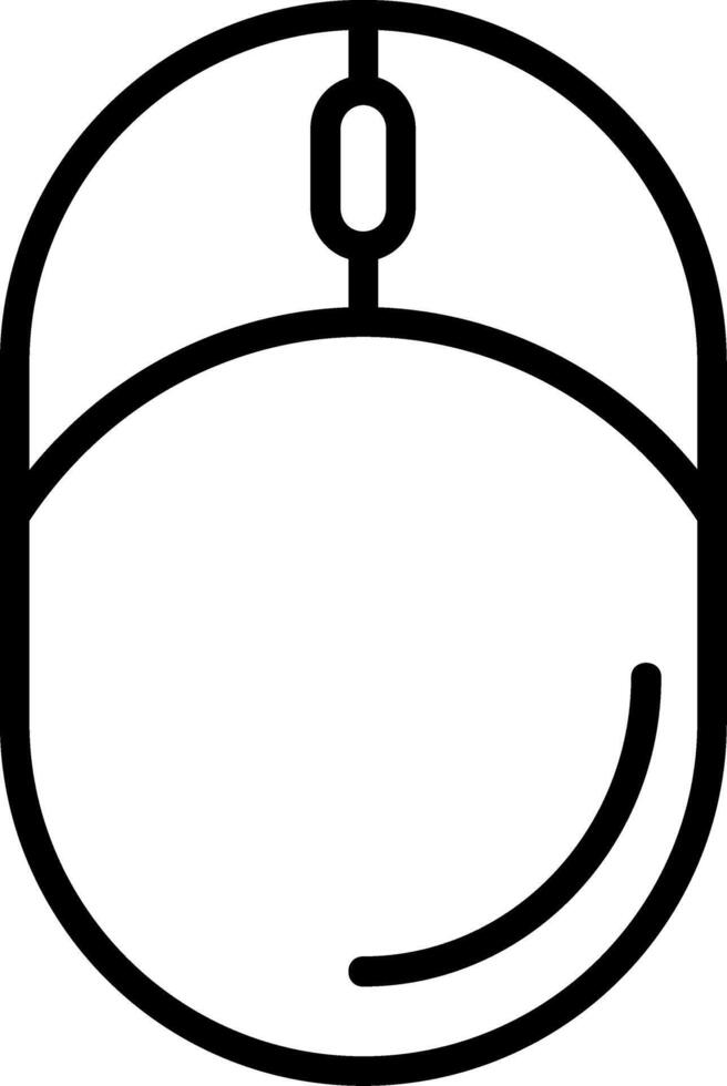 Mouse Line Icon vector