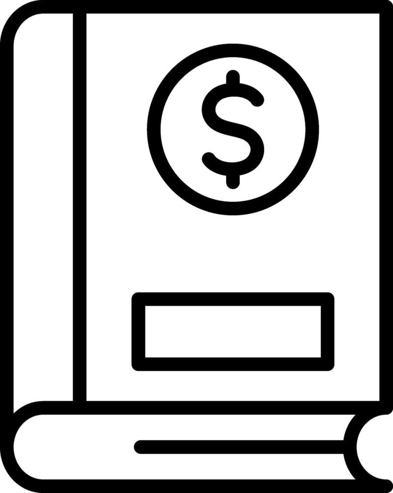 finance Line Icon vector