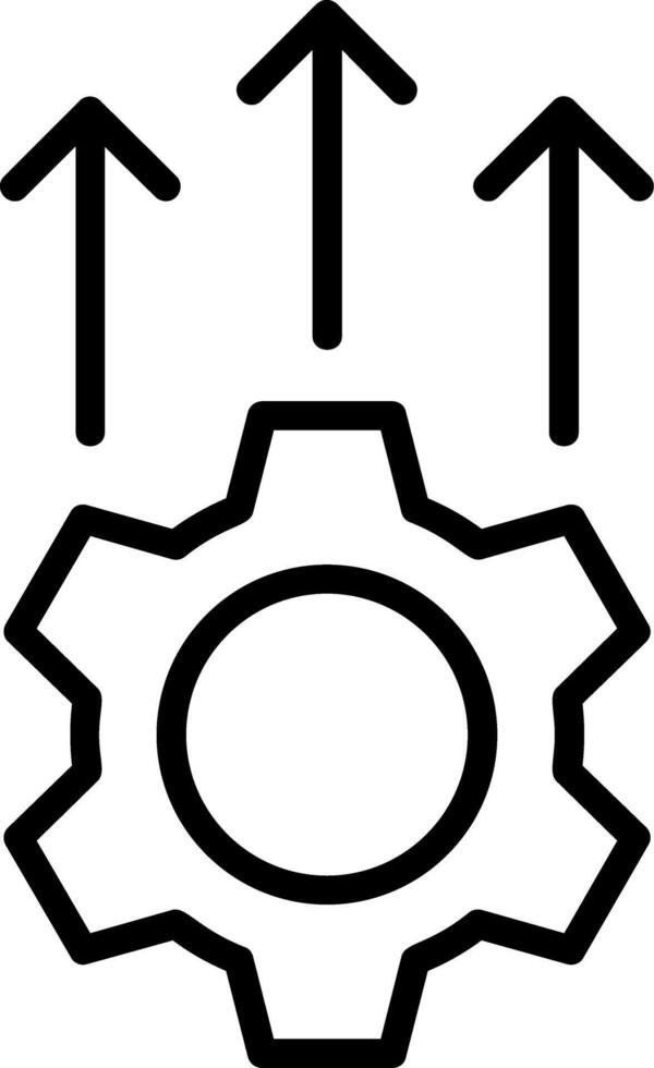 Development Line Icon vector