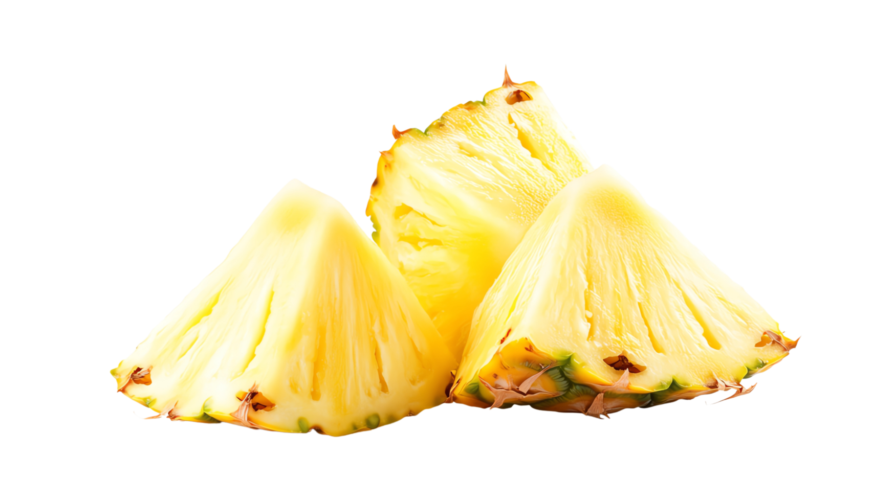 fresh pineapple slices. Perfect for healthy eating png