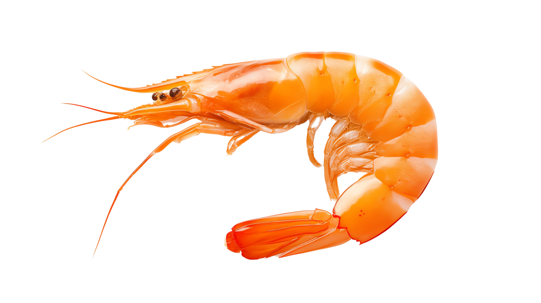 a single cooked shrimp png