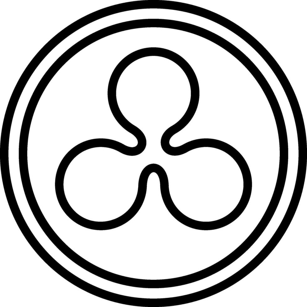 Ripple Line Icon vector