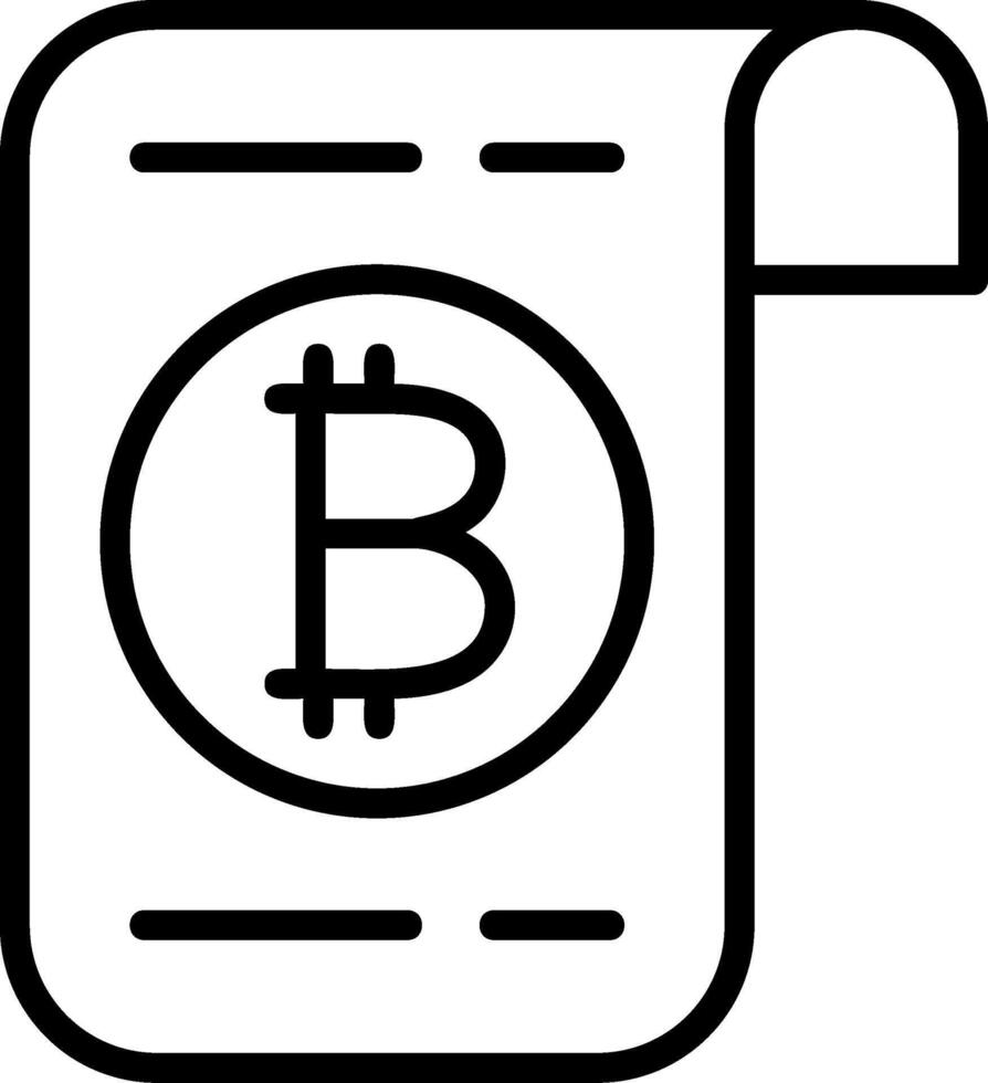 Ledger Line Icon vector