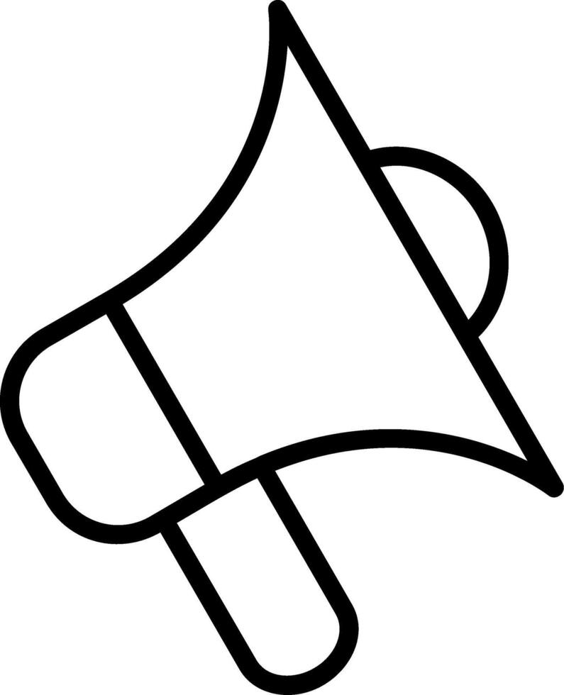 Megaphone Line Icon vector