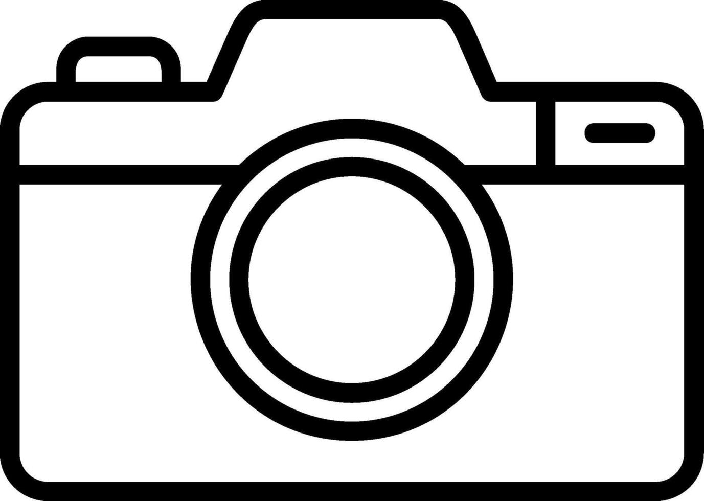 Camera Line Icon vector
