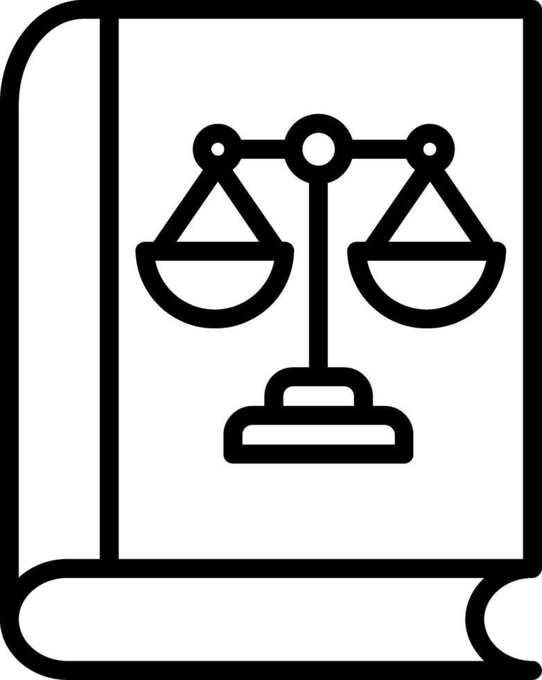 Book Line Icon vector