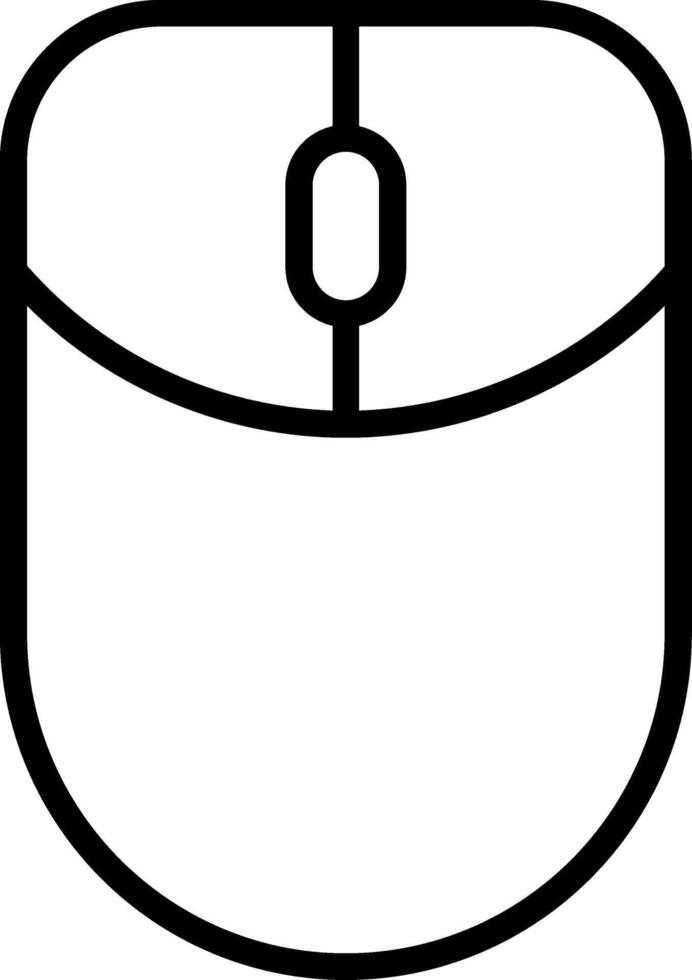 Mouse Line Icon vector