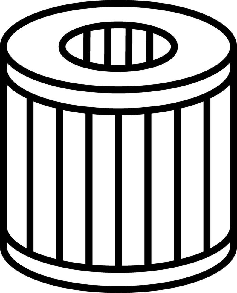 Oil Filter Icon vector