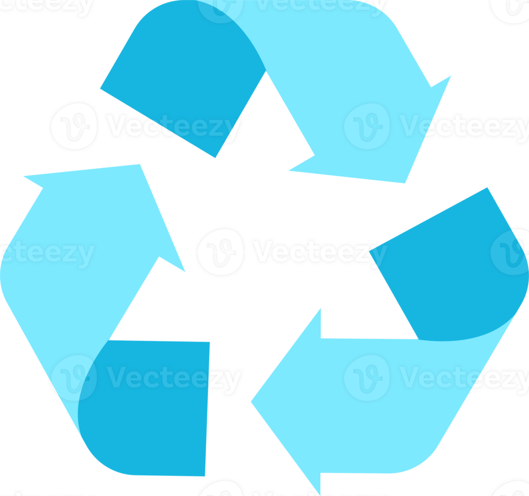 Recycling symbol transparent background png