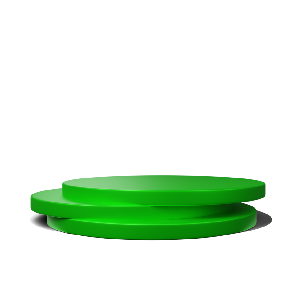 3d podium for product placement png