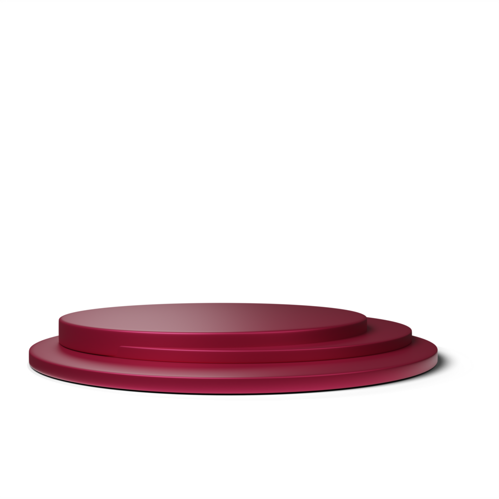 3d podium for product placement png