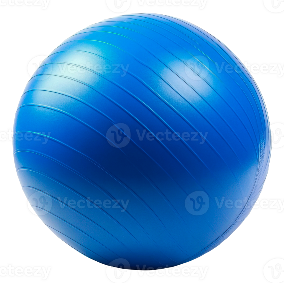 Exercise ball for fitness training in a studio png