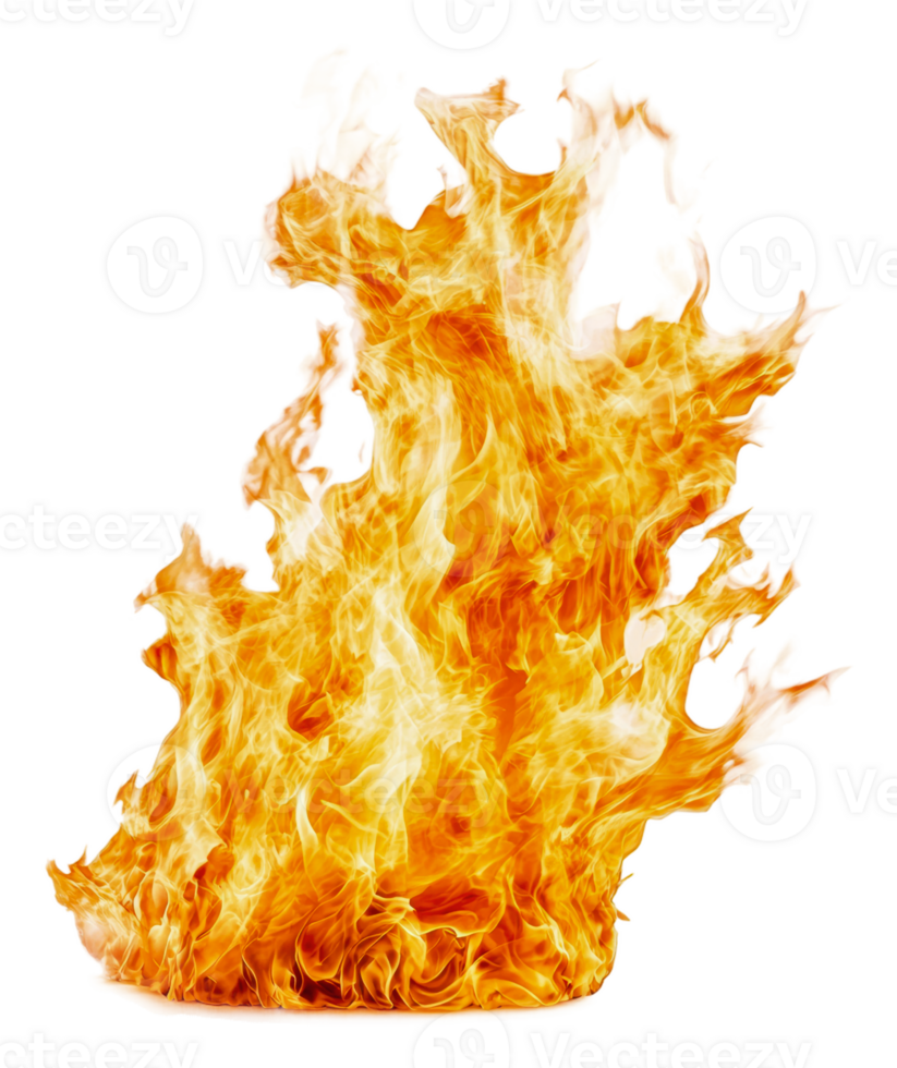 Flames burst from a dark center, cut out - stock . png