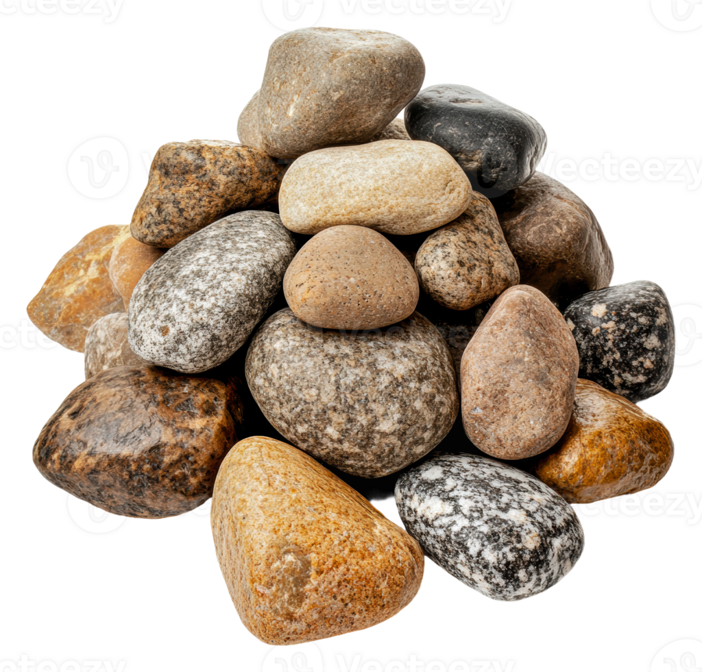 A pile of rocks on a black background png