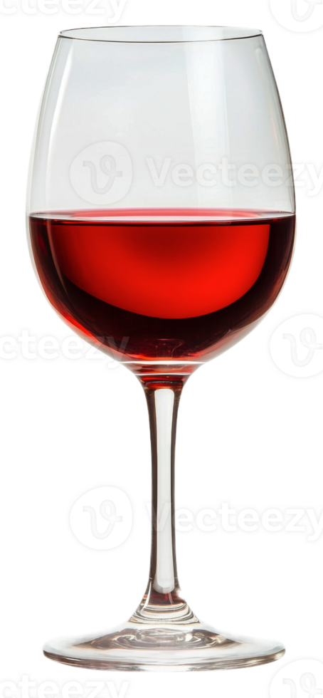 Cozy dinner with an elegant wine glass, cut out - stock . png