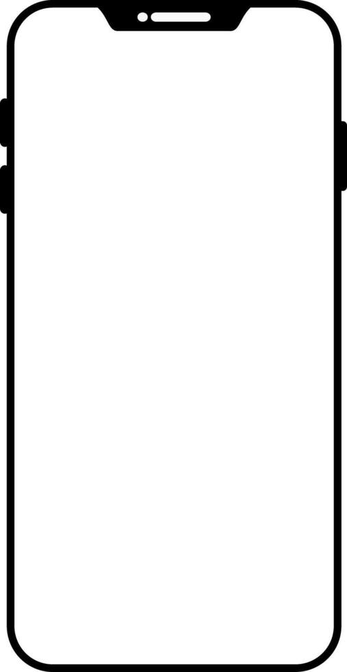 Cellular Phone with Transparent Screen vector