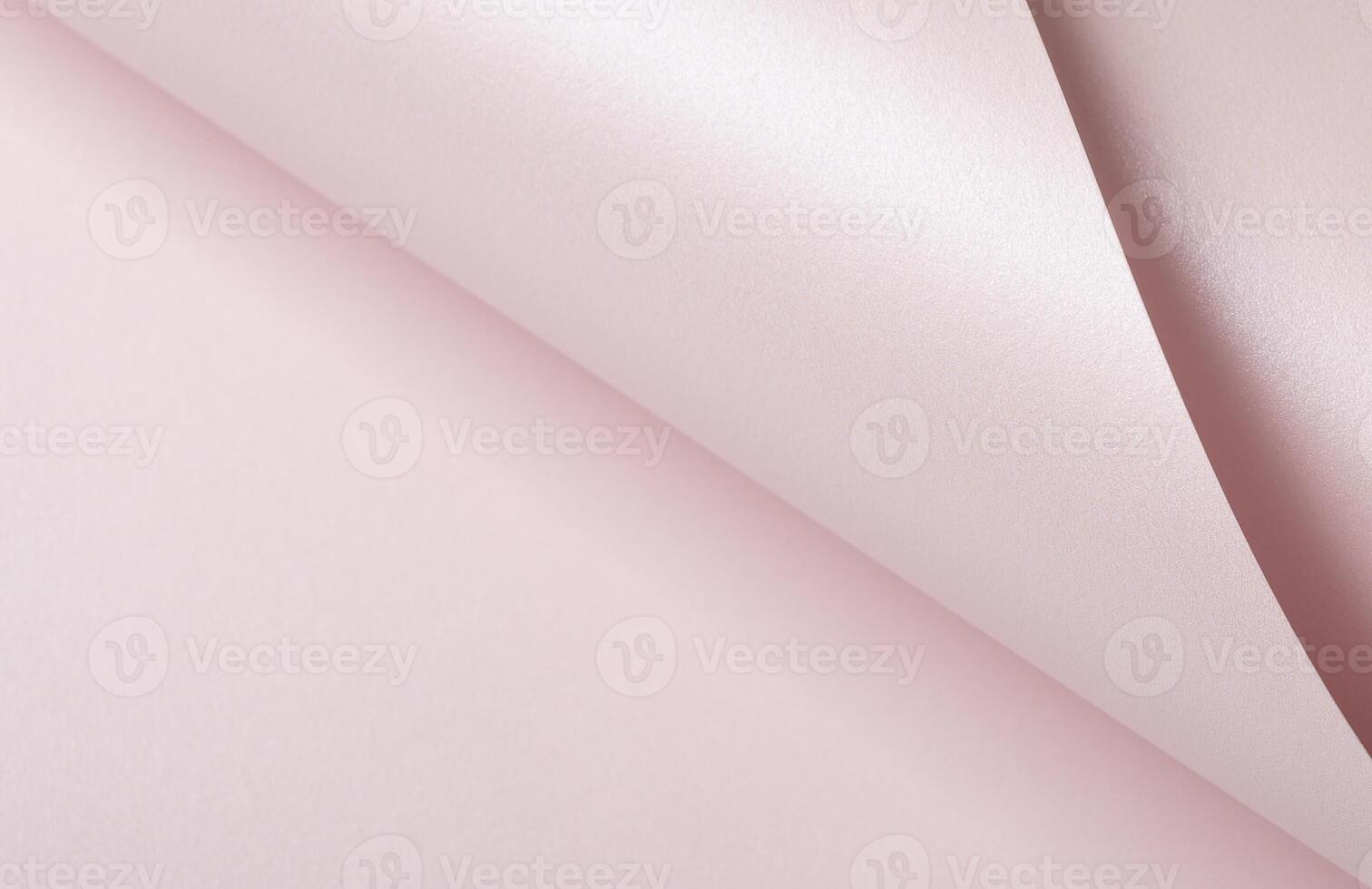 Pink paper texture background with plastic sheet and elegant layout Rich pastel tone, folded fabric photo