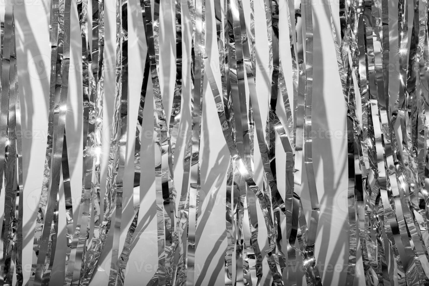 Abstract white and black textured background with a monochrome pattern. Light and dark reflections photo