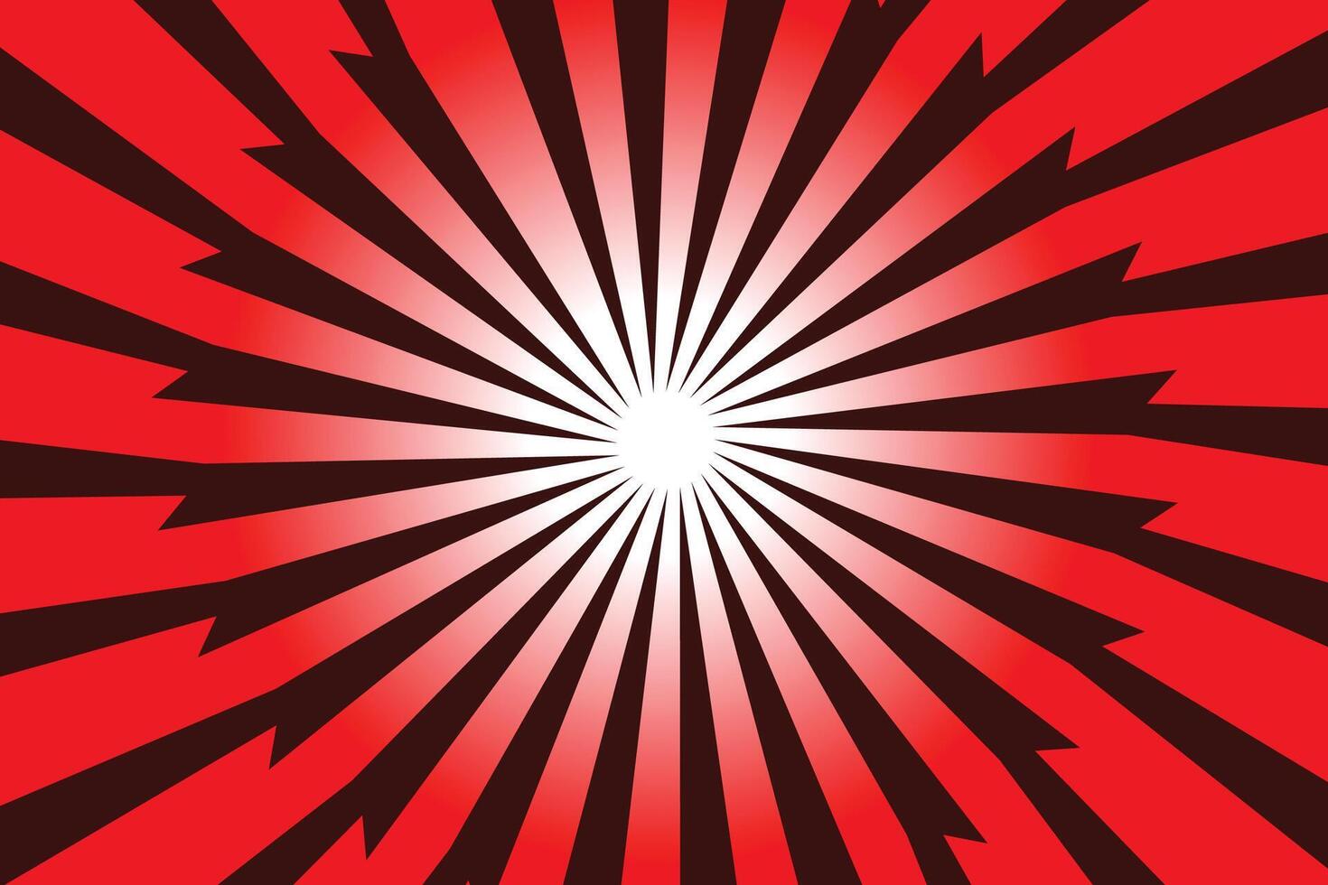 Red Comic Cartoon Background. vector