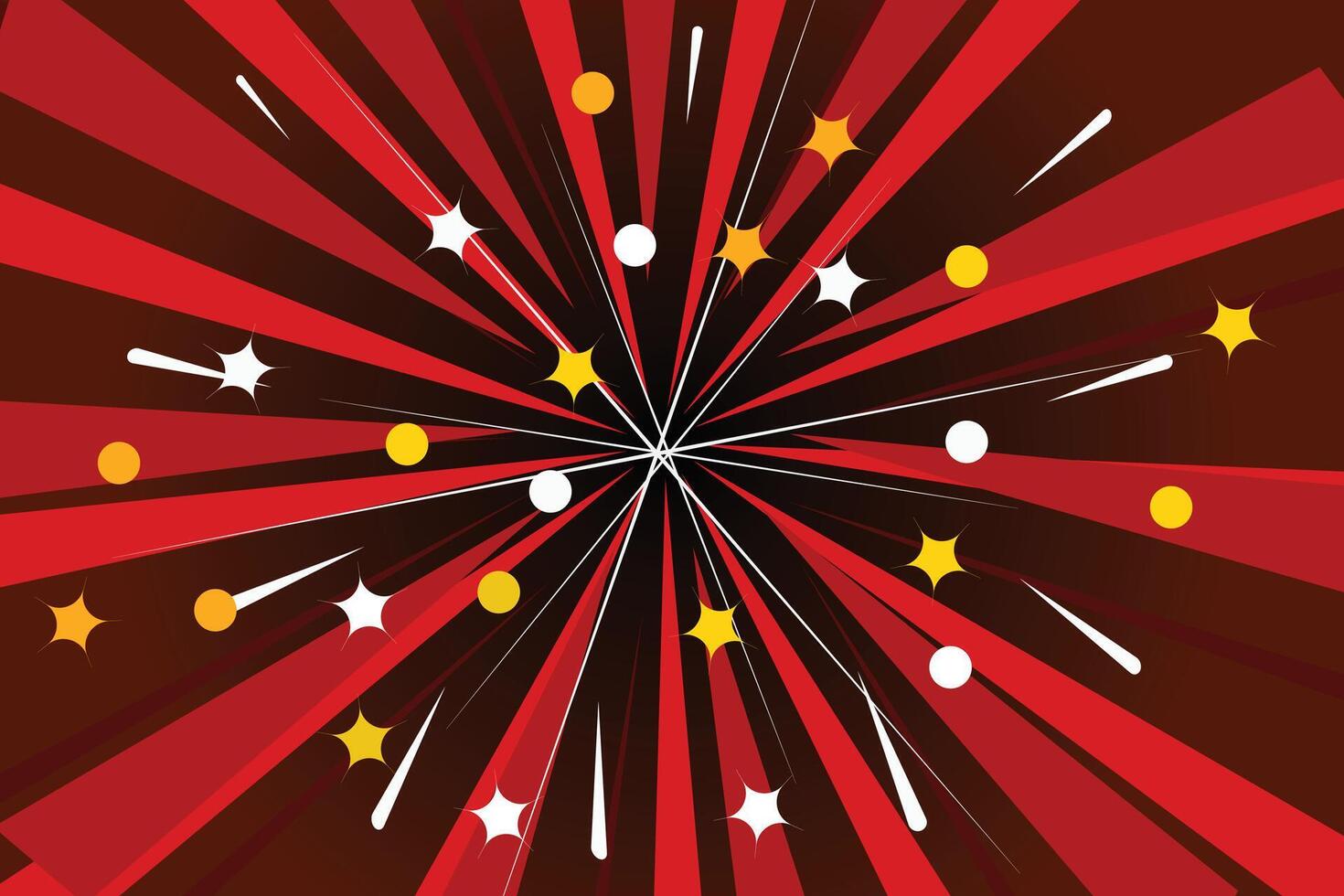 Abstract Star Burst Background vector